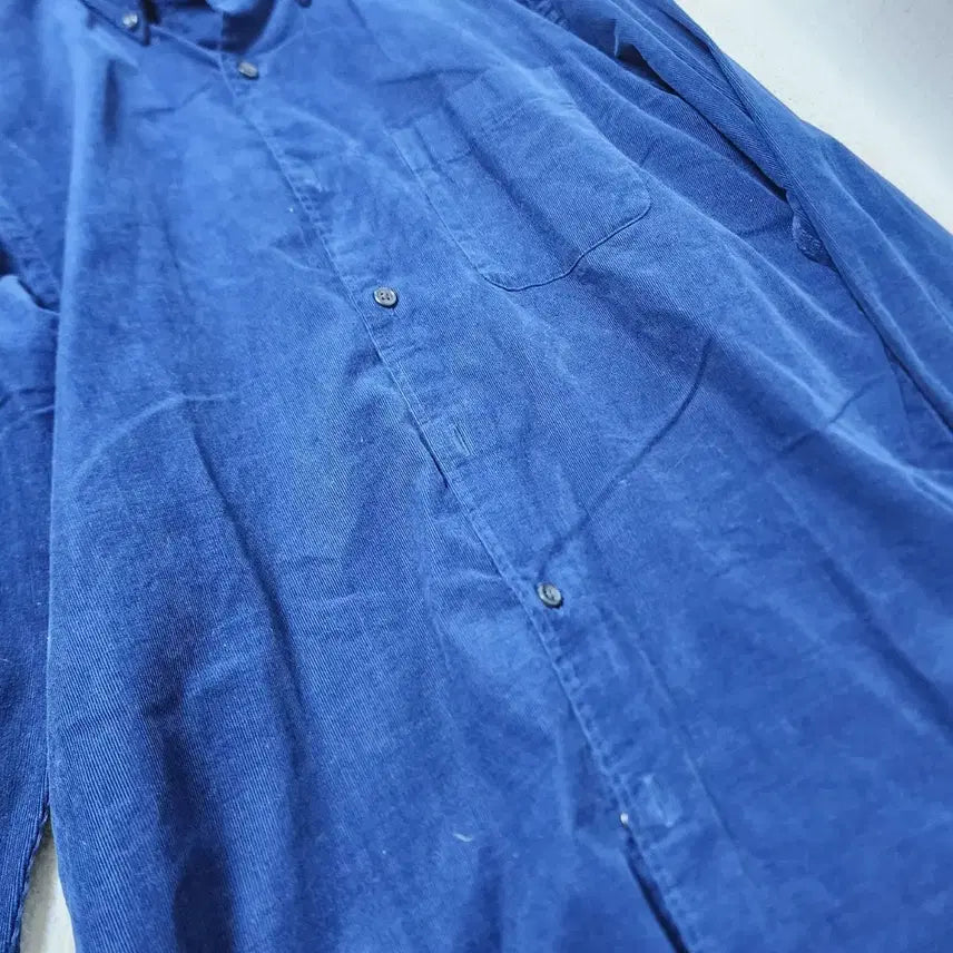 [BUNJANG] Uniqlo Navy Corduroy Shirt L / 유니클로 네이비 코듀로이 셔츠 L