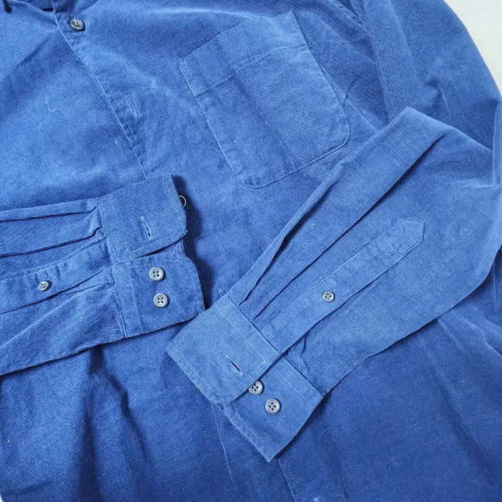 [BUNJANG] Uniqlo Navy Corduroy Shirt L / 유니클로 네이비 코듀로이 셔츠 L