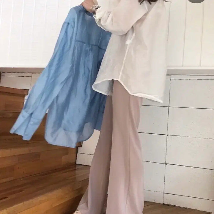 [BUNJANG] Bootcut Slacks Navy Medium / 부츠컷 슬랙스 네이비 미듐