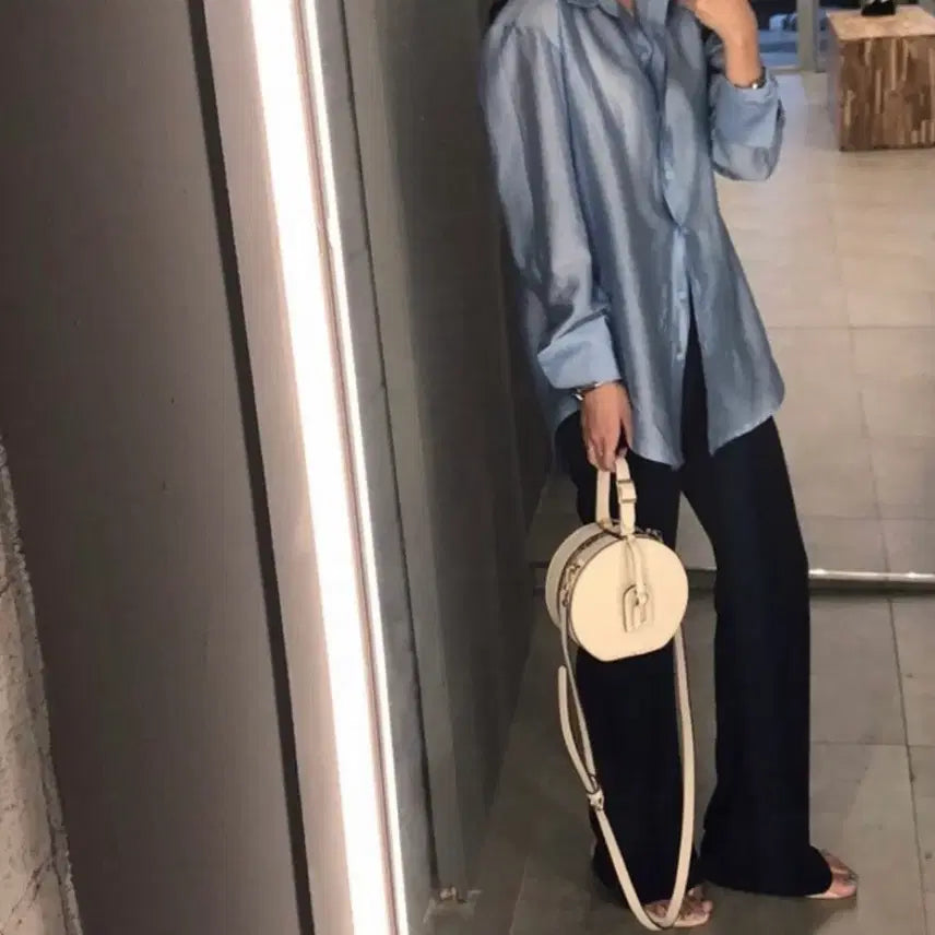[BUNJANG] Bootcut Slacks Navy Medium / 부츠컷 슬랙스 네이비 미듐