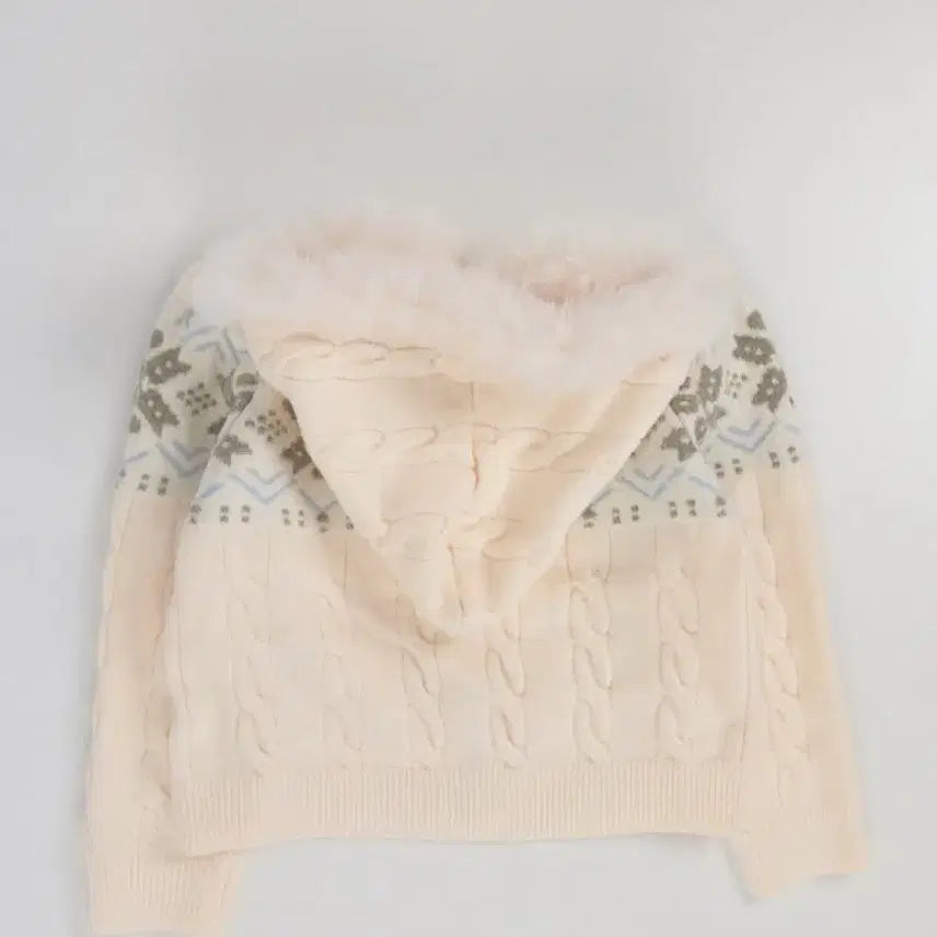 [BUNJANG] Robin Snowflake Vintage Hoodie / 미니포에 로빈 눈꽃 빈티지 후드집업 퍼 후드