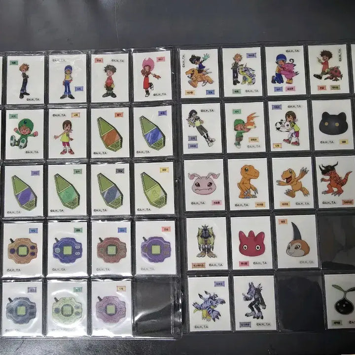 [BUNJANG] Digimon Jelly Tteok-ssiil Bundle Set / 디지몬 젤리 띠부씰 일괄 판매합니다