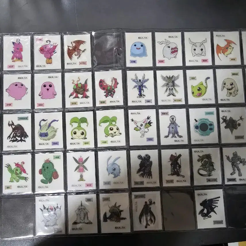 [BUNJANG] Digimon Jelly Tteok-ssiil Bundle Set / 디지몬 젤리 띠부씰 일괄 판매합니다