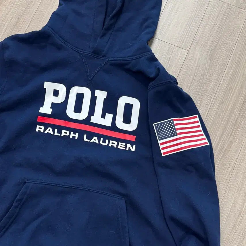 [BUNJANG] Polo US Flag Hoodie / 폴로 성조기 후드티