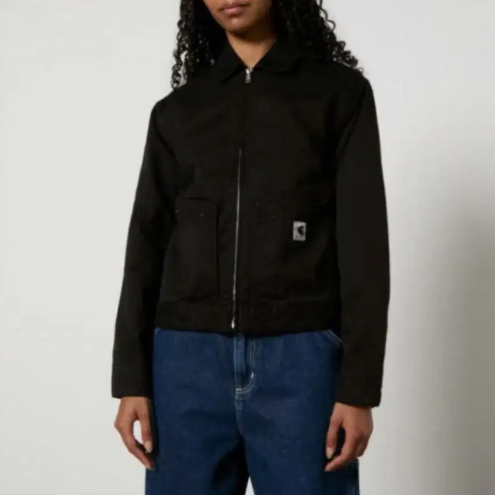 [BUNJANG] Carhartt Norris Jacket - Black Garment Dyed / 칼하트 W NORRIS 자켓 M사이즈