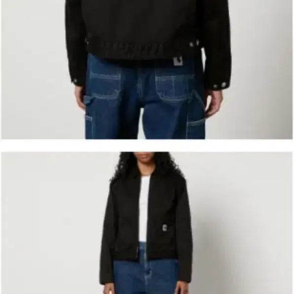 [BUNJANG] Carhartt Norris Jacket - Black Garment Dyed / 칼하트 W NORRIS 자켓 M사이즈