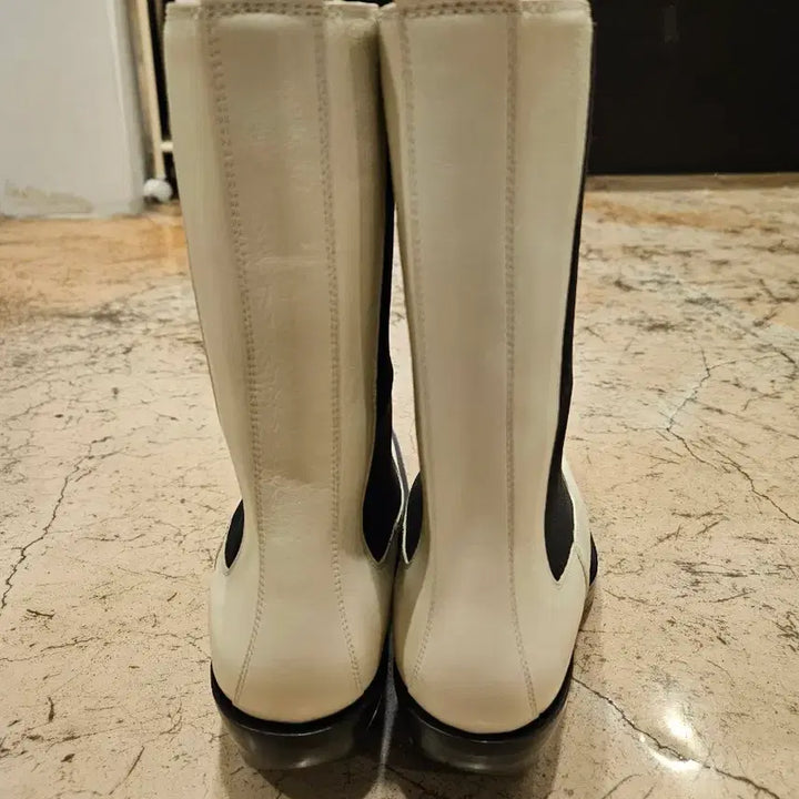 [BUNJANG] Bottega Veneta Wax Full Tab Lean Women's Boots / 보테가 베네타 왁스 풀탭 린 여성 부츠 새상품 미착용사이즈 38 1/2