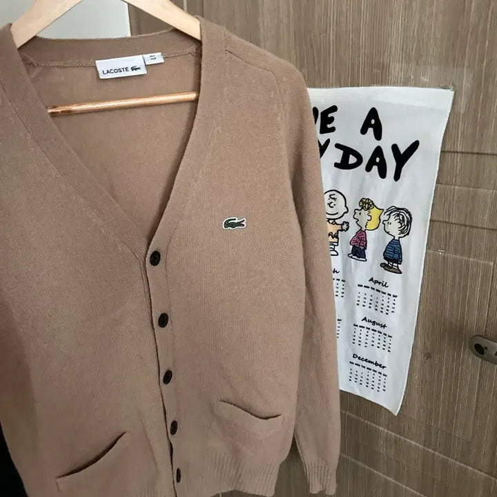 [BUNJANG] Lacoste Brown Pocket Cardigan / 정품 라코스테 브라운 포켓가디건:) 희귀 빈티지 ㅠㅠ