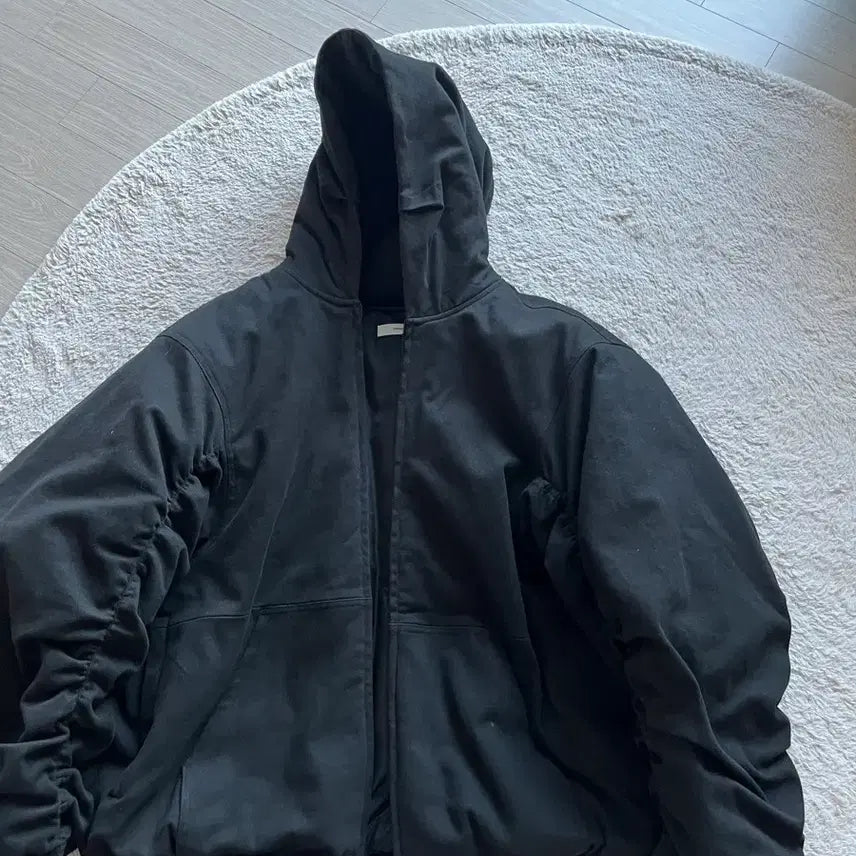 [BUNJANG] Nod Nod Moleskine Shirring Bomber / 논노드 몰스킨 셔링 봄버 1