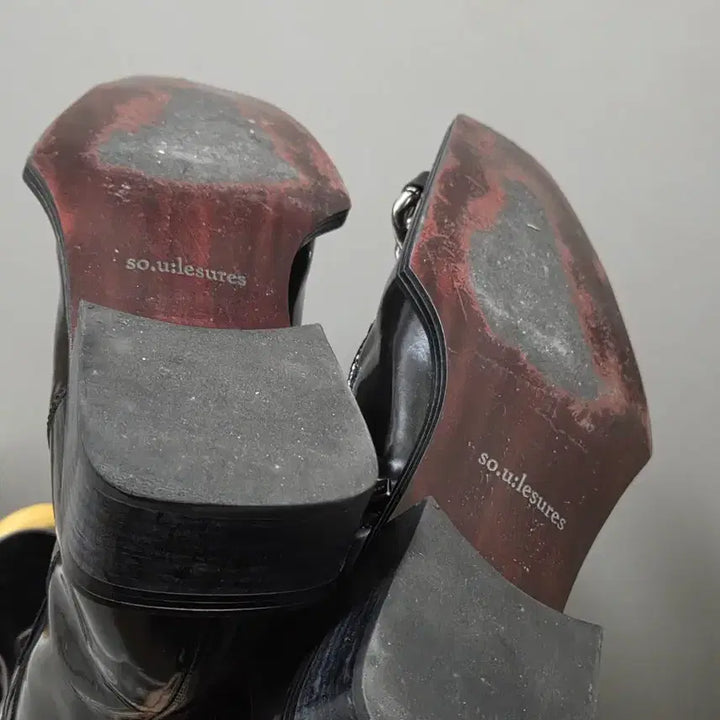 [BUNJANG] So You Are Sure Collage Boots Black 260 / 쏘유레슈어 Collage 부츠 블랙 260