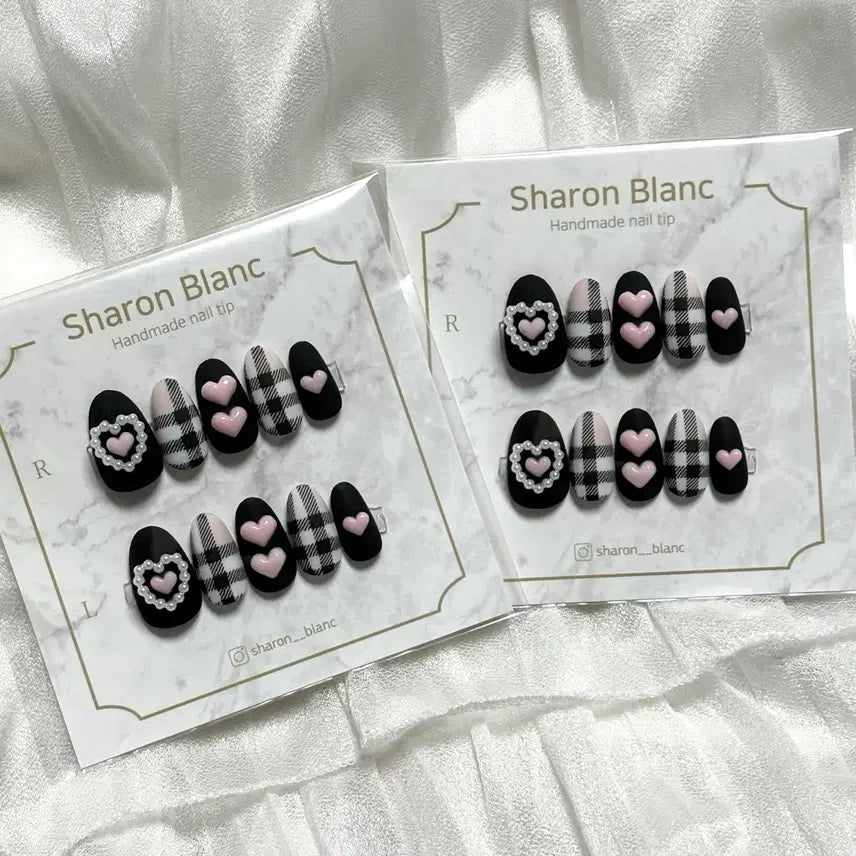 [BUNJANG] Pink Angelcore Nail Tips (14 Shapes) / *할인가* 무광 핑크 양산형 지뢰계 엔젤코어 네일팁 / 14종 쉐입