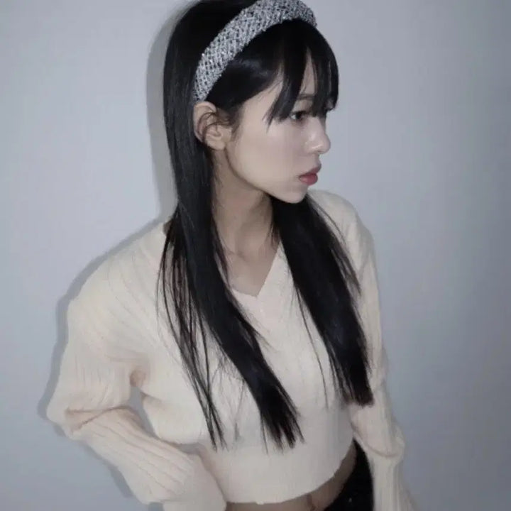 [BUNJANG] Cladda Tweet Hair Band Silver Headband / 클라따 tweet hair band 은색 헤어밴드 머리띠