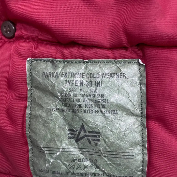 [BUNJANG] Alpha Industries N-3B Extreme Cold Weather Parka / 알파 인더스트리 N-3B 익스트림 콜드 웨더 파카