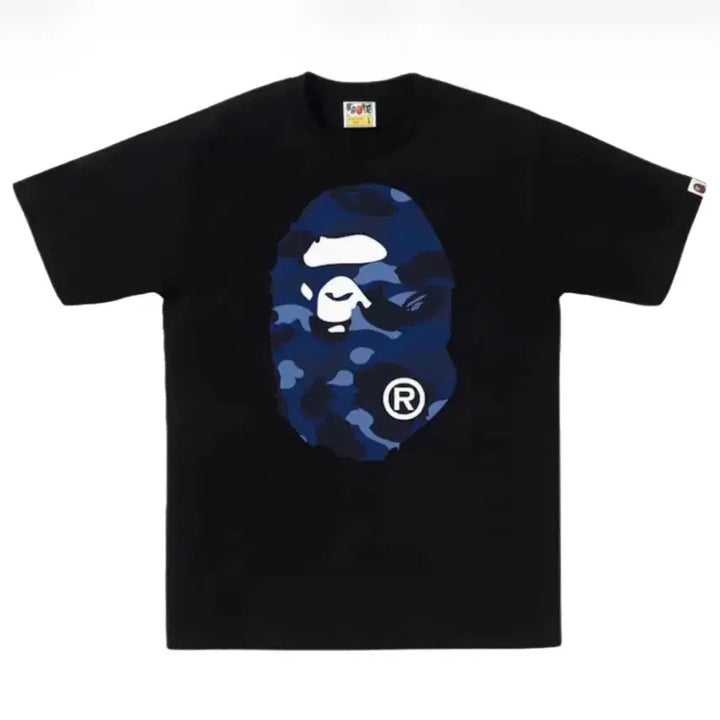 [BUNJANG] BAPE Color Camo Big Ape Head Hoodie / 베이프 컬러 카모 빅 에이프 헤드 블랙 네이비[교환/판매]