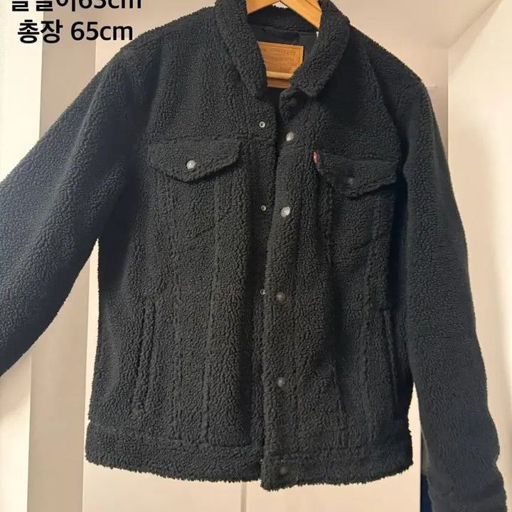 [BUNJANG] Levi's Sherpa Jacket / 리바이스 블랙 쉐르파 M사이즈