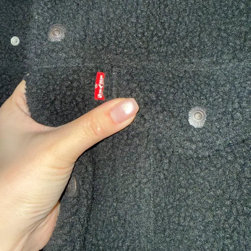 [BUNJANG] Levi's Sherpa Jacket / 리바이스 블랙 쉐르파 M사이즈