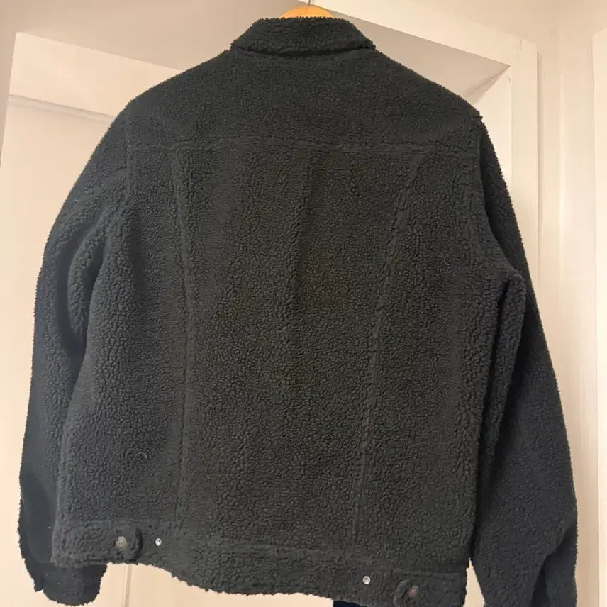 [BUNJANG] Levi's Sherpa Jacket / 리바이스 블랙 쉐르파 M사이즈