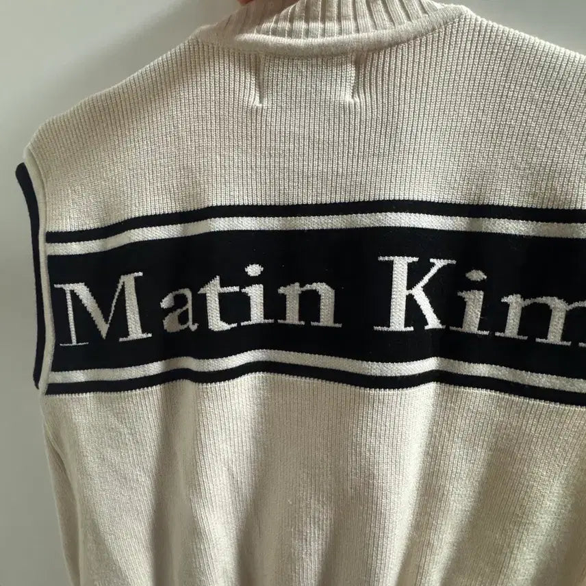 [BUNJANG] Matinkim Knit Vest Ivory / 마뗑킴 니트 베스트 아이보리