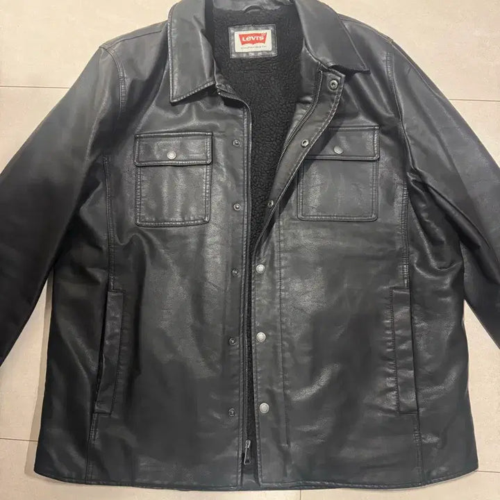 [BUNJANG] Levi's Leather Jacket / 상태 너무 좋은 리바이스 가죽자켓 판매합니다