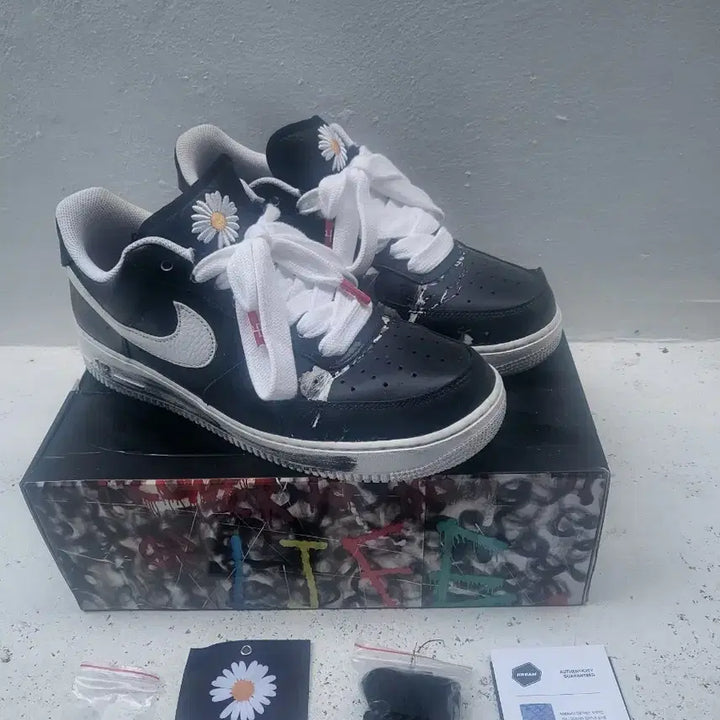 [BUNJANG] Nike Air Force 1 x Peaceminusone Black 295 / 나이키 에어포스1 X 피스마이너스원 블랙 295