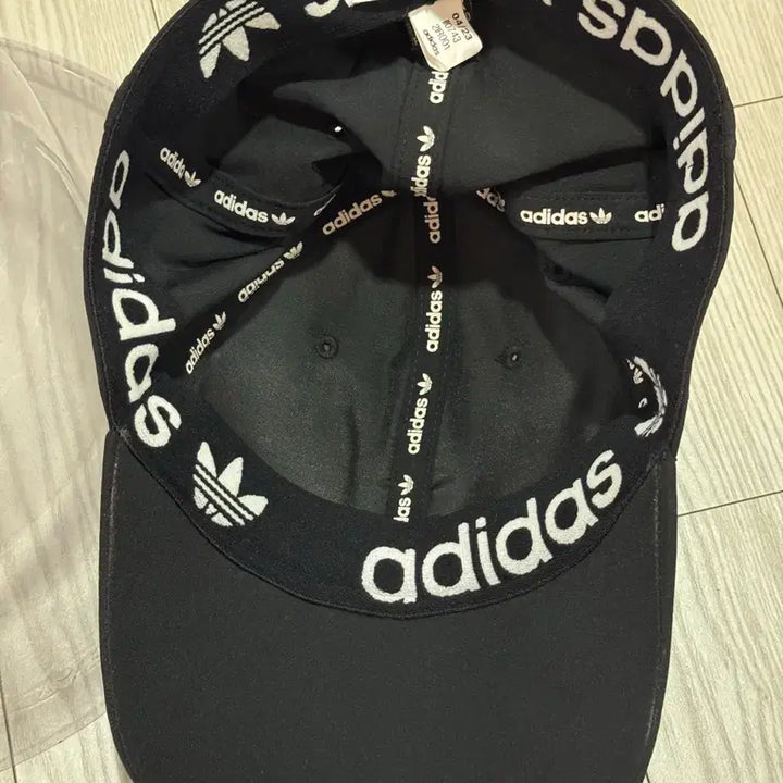 [BUNJANG] Adidas Ball Cap Black Hat / 아디다스 볼캡 모자 미사용제품 블랙 머리57~58