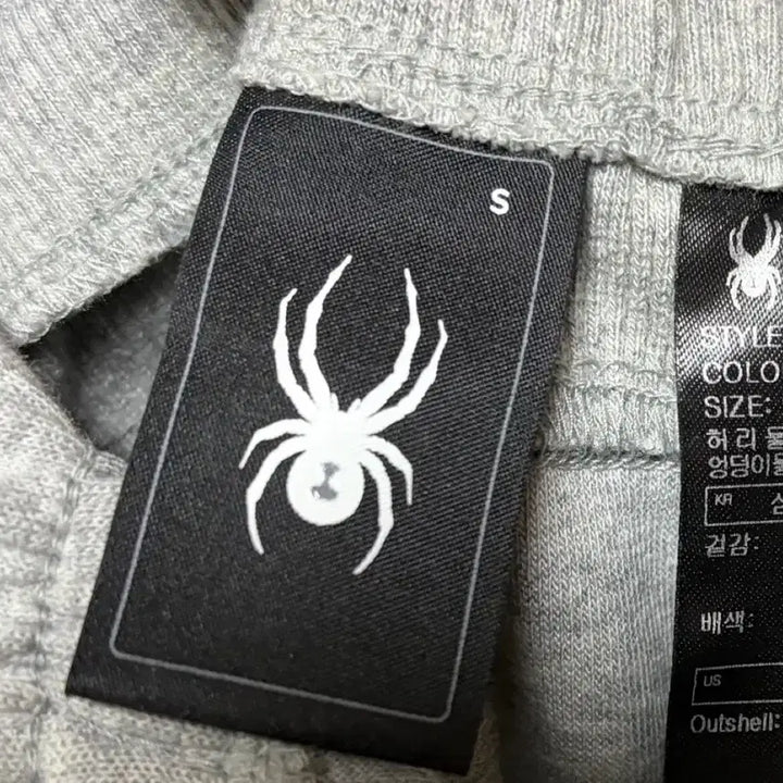 [BUNJANG] Spider Gray Sweat Shorts / 스파이더 그레이 스웨트 트레이닝 반바지 S 새상품
