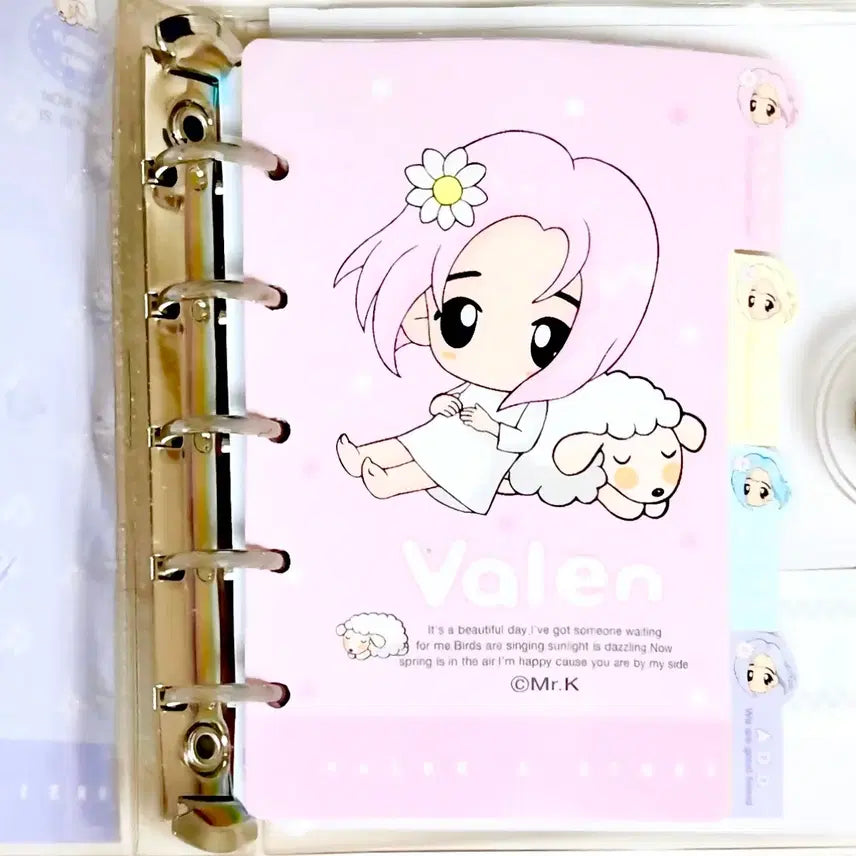 [BUNJANG] Mr. K Balren 5-Ring Mini Diary / 고전문구 미스터케이 발렌 5공 미니 다이어리 엠알케이