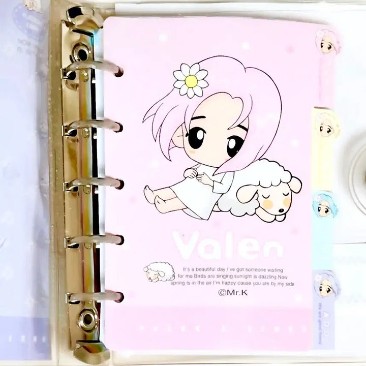 [BUNJANG] Mr. K Balren 5-Ring Mini Diary / 고전문구 미스터케이 발렌 5공 미니 다이어리 엠알케이