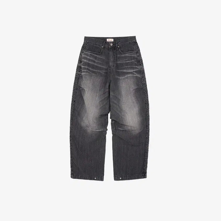 [BUNJANG] Etce Smoking Grey Jeans / etce(이티씨이) 스모킹 배기진 그레이 L사이즈