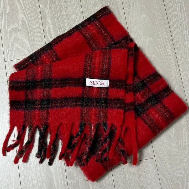 [BUNJANG] CIOR Checkered Muffler / 시오르 울 체크 목도리 머플러