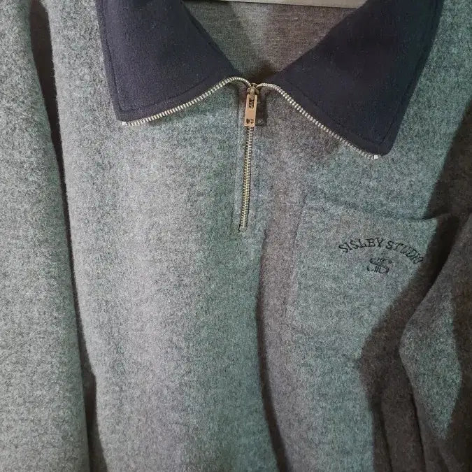 [BUNJANG] Sisley Zip-up Shirt / 시슬리 집업 셔츠