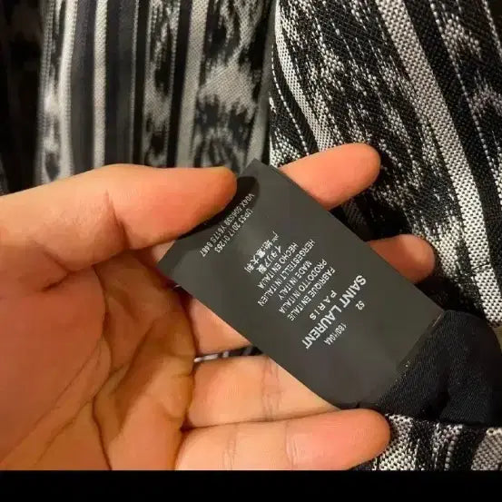 [BUNJANG] Saint Laurent Reversible Pattern Bomber Jacket / 생로랑 리버서블 패턴봄버