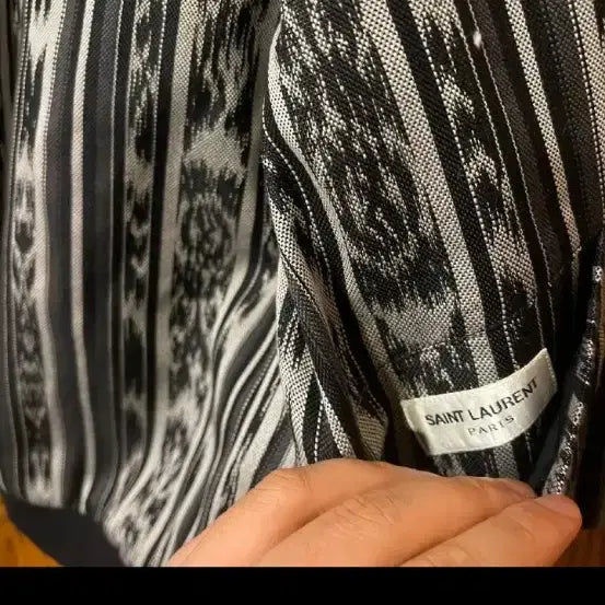 [BUNJANG] Saint Laurent Reversible Pattern Bomber Jacket / 생로랑 리버서블 패턴봄버