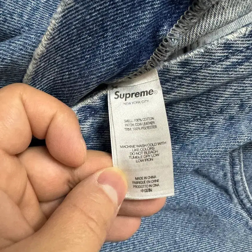 [BUNJANG] Supreme Snap Off Baggy Jeans Washed Blue 23FW / [30]슈프림 스냅 오프 배기 진 워시드 블루 23FW