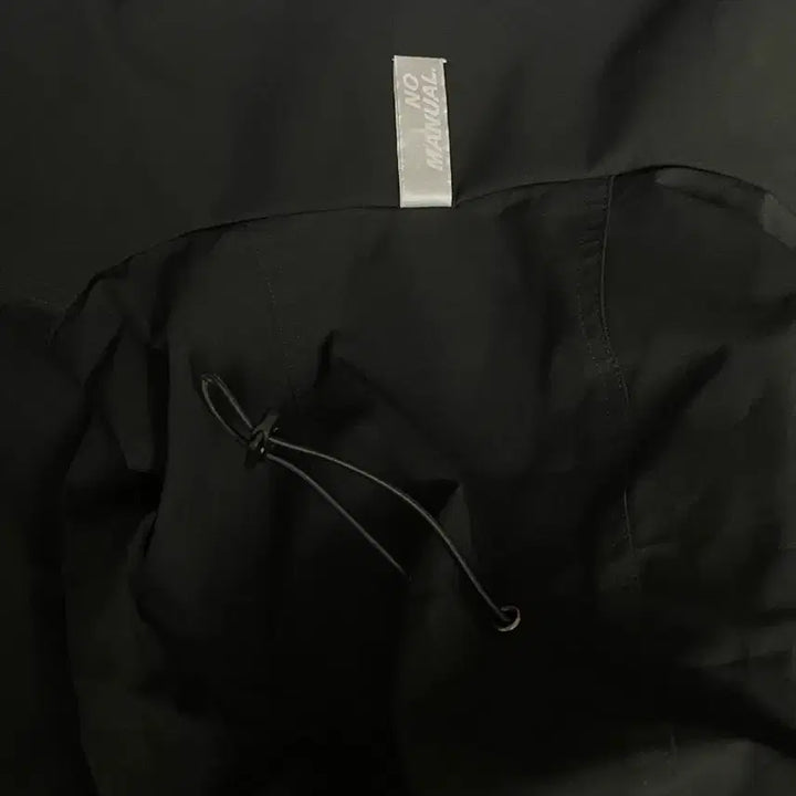 [BUNJANG] No.manual PENON WIND SHELL Jacket / 노매뉴얼 블랙 후드 바람막이 자켓 PENON WIND SHELL
