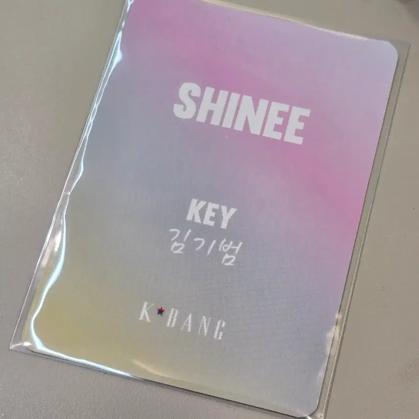 [BUNJANG] SHINee Key Kbang Photocard / 샤이니 키 Kbang 포토카드