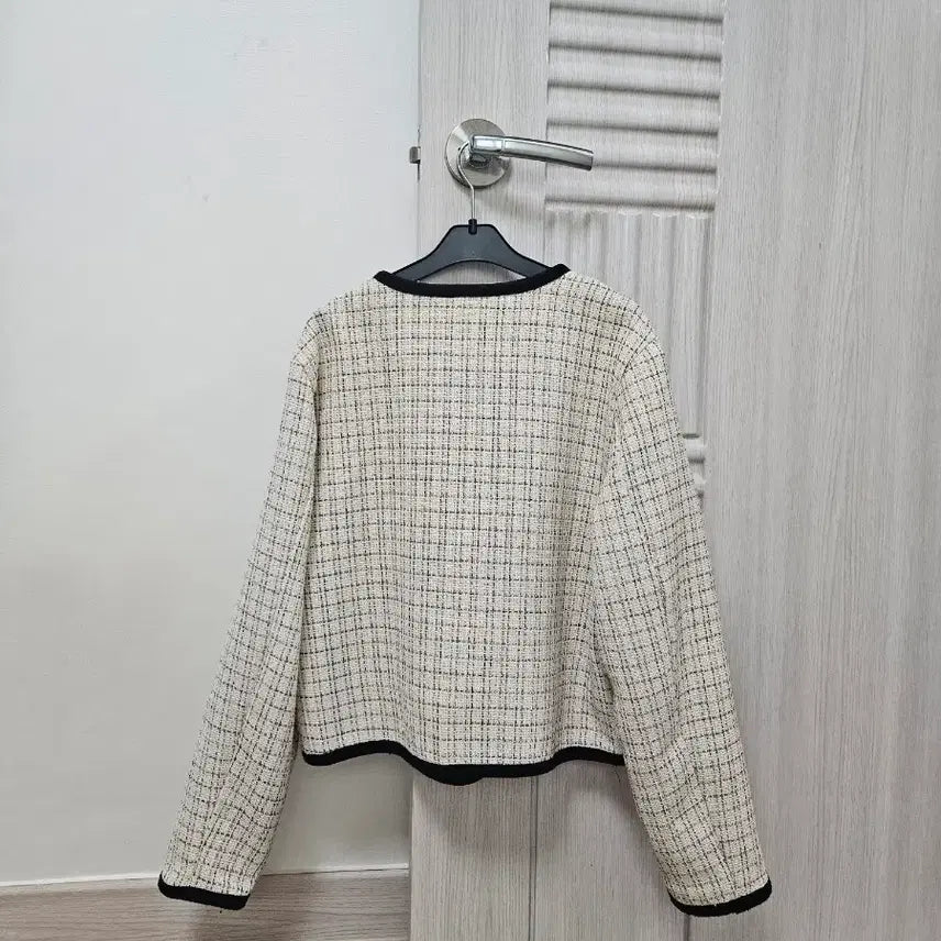 [BUNJANG] TWEE Ivory Check Tweed Jacket / 트위 TWEE 아이보리 체크 트위드 자켓
