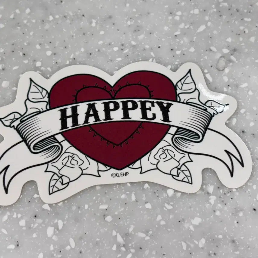 [BUNJANG] Everydayhost Ryoichi Happey Tattoo Sticker / 에브리데이호스트 료이치 happey 문신 스티커