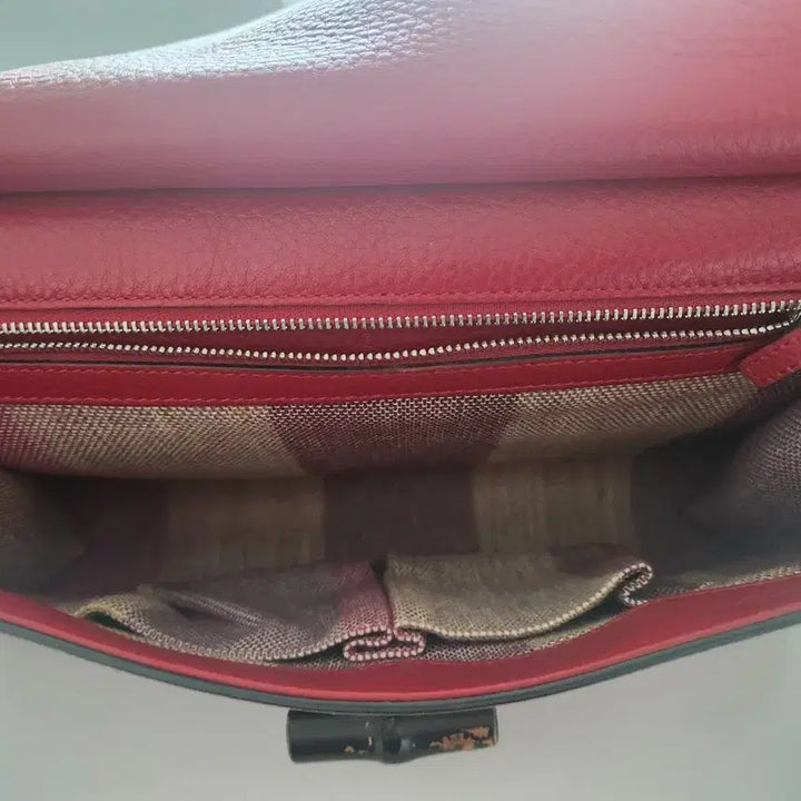 [BUNJANG] Gucci Bamboo Clutch Bag Red / 구찌 정품 뱀부 클러치백 레드