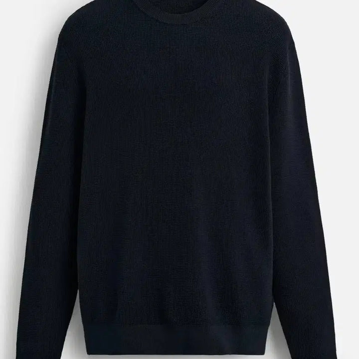 [BUNJANG] ZARA Basic Structure Knit Sweater (Navy) - M Size / (무료배송) [M] 자라 베이직 스트럭처 니트 스웨터 (네이비)
