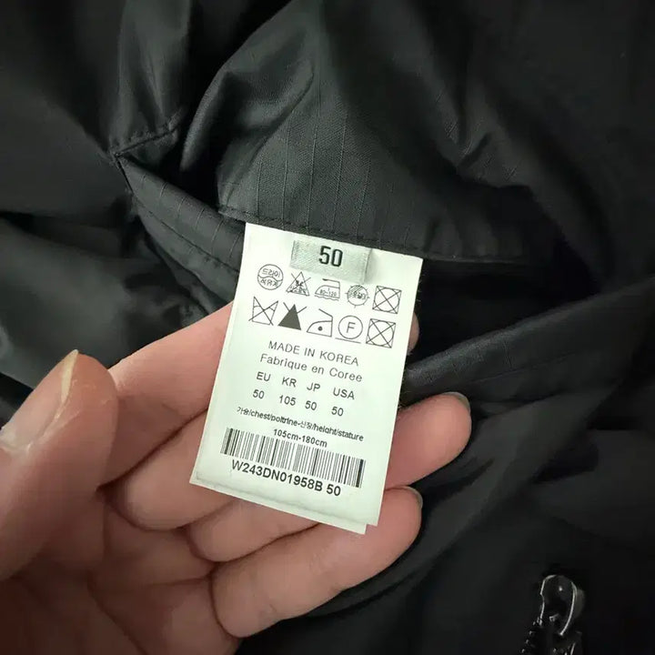 [BUNJANG] Wooyoungmi Goose Down Padded Jacket / 우영미 구스다운 패딩 블랙 - 24FW