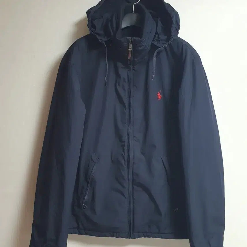 [BUNJANG] Polo Ralph Lauren Navy Red Pony Zip-up Hoodie Jacket / 폴로 랄프로렌 자켓 집업 후드 네이비 레드포니 M