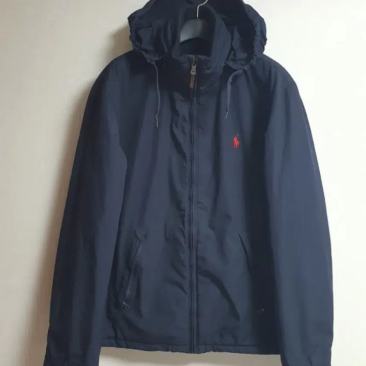 [BUNJANG] Polo Ralph Lauren Navy Red Pony Zip-up Hoodie Jacket / 폴로 랄프로렌 자켓 집업 후드 네이비 레드포니 M