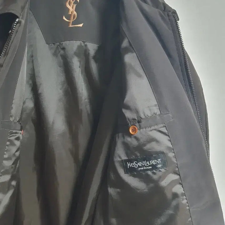 [BUNJANG] Saint Laurent Padded Field Jacket Dark Brown / 입생로랑 YSL 패디드 필드 자켓 다크브라운 110 / ESS ES 라인