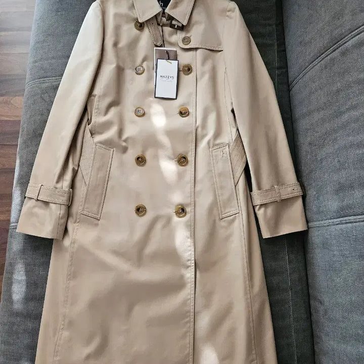 [BUNJANG] Hazzys Ladies Trench Coat / (새상품)헤지스레이디스 트렌치코트 판매해요