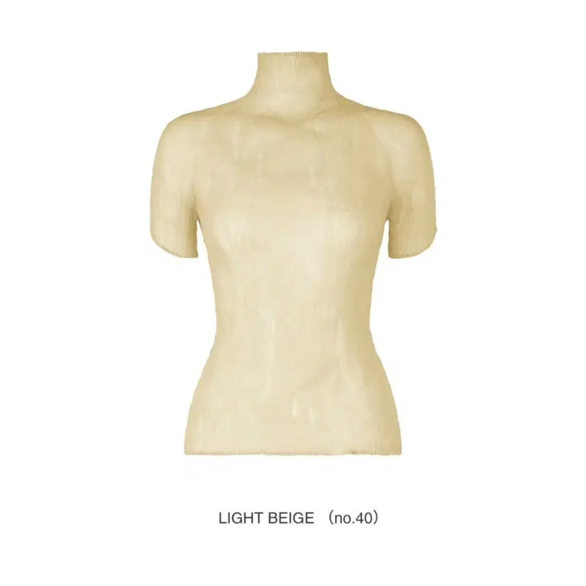 [BUNJANG] Issey Miyake Chiffon Twist Short Sleeve Top / 이세이미야케 쉬폰트위스트 반팔탑