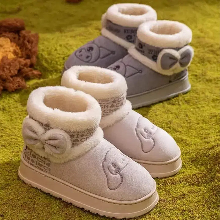 [BUNJANG] Hello Kitty/My Melody Winter Boots / 헬로키티/마이멜로디 털 부츠 팝니다~