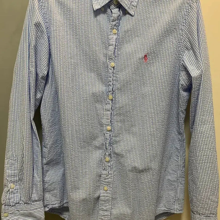 [BUNJANG] Polo Ralph Lauren Blue Striped Shirt / 폴로 랄프로렌 셔츠 블루 스트라이프