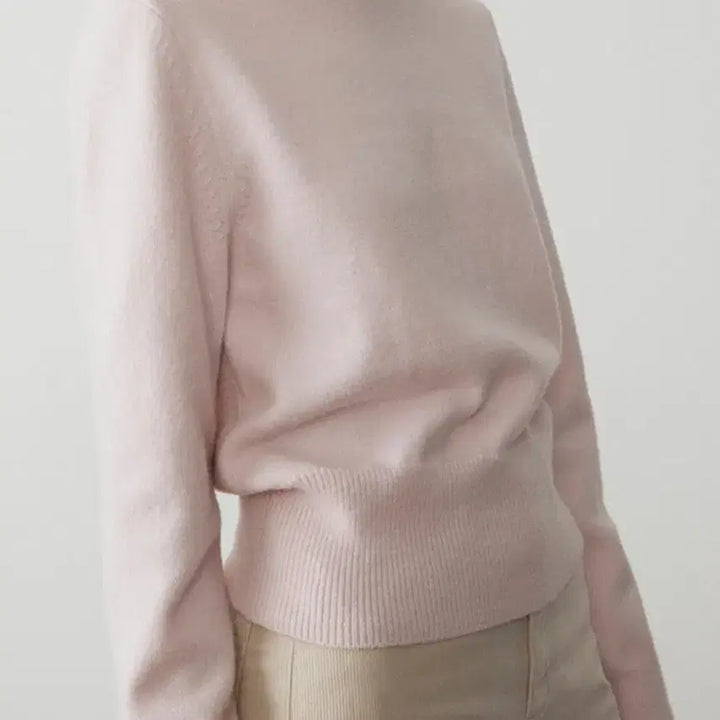 [BUNJANG] DUNST Soft Pink Finger Hole Knit Sweater / [던스트,품절상품] DUNST 핑거홀 소프트핑크 니트