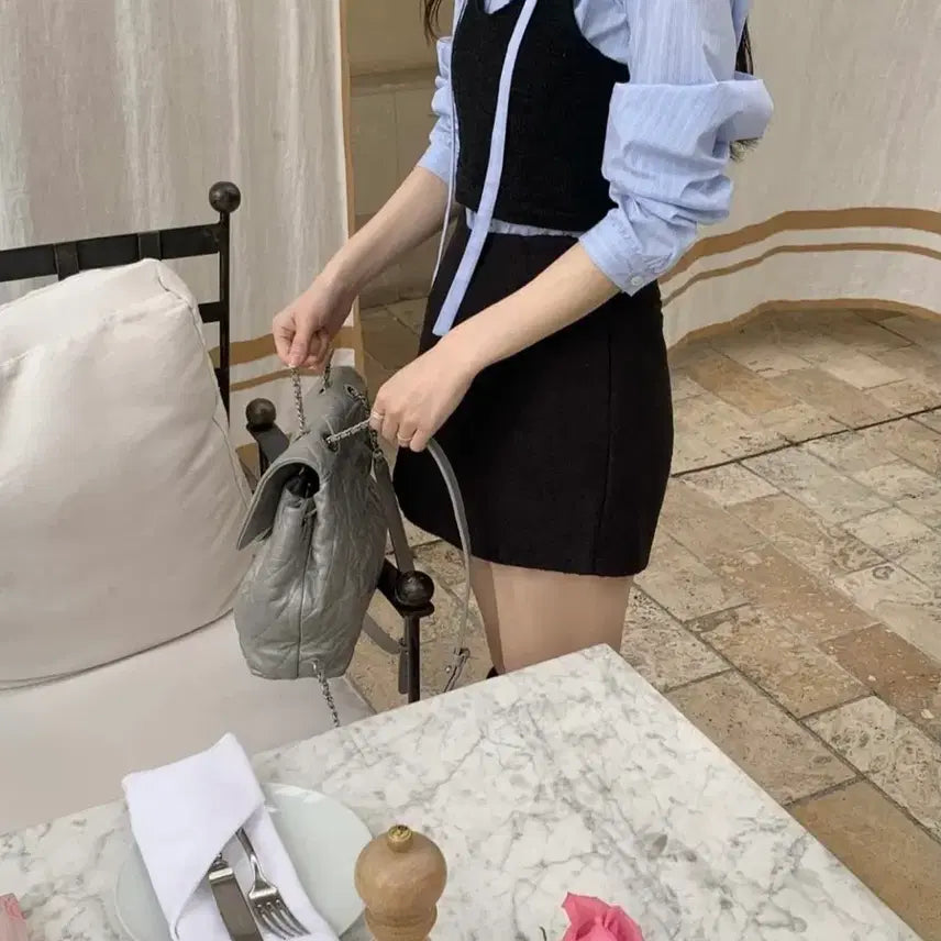 [BUNJANG] Modo Market Mael Tie Blouse / 모도마켓 샵모도 마엘 타이 블라우스 | 릴리코츠 타낫 시예 더바넷